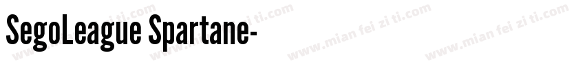 SegoLeague Spartane字体转换